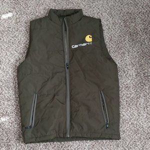 Dark Green Carhartt Vest Size M